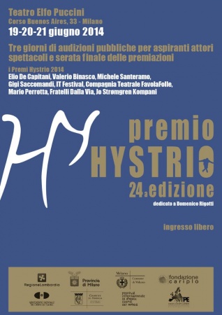 I Premi Hystrio 2014 al Teatro italiano