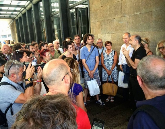 Conferenza stampa alla stazione di Santa Maria Novella 11 luglio 2016 