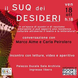 Il Suq dei desideri a Book Pride, Palazzo Ducale di Genova, 18 ottobre